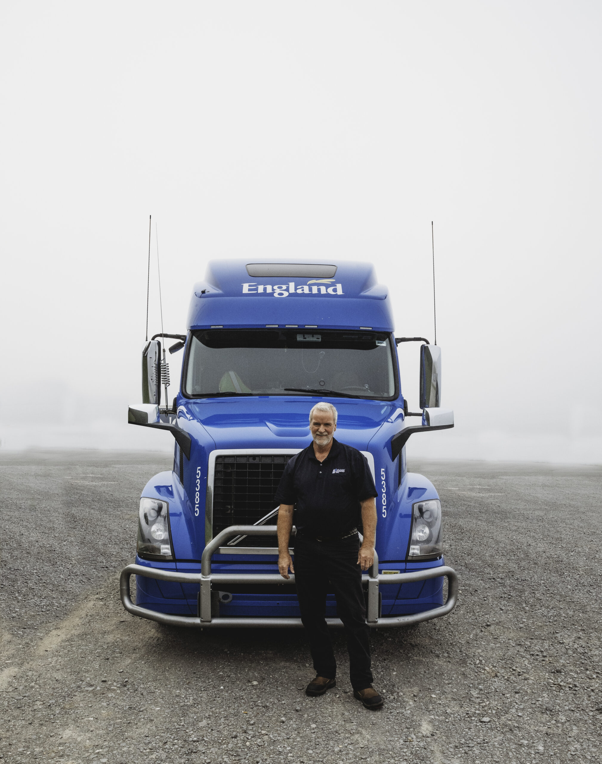 Man in Front of the Truck